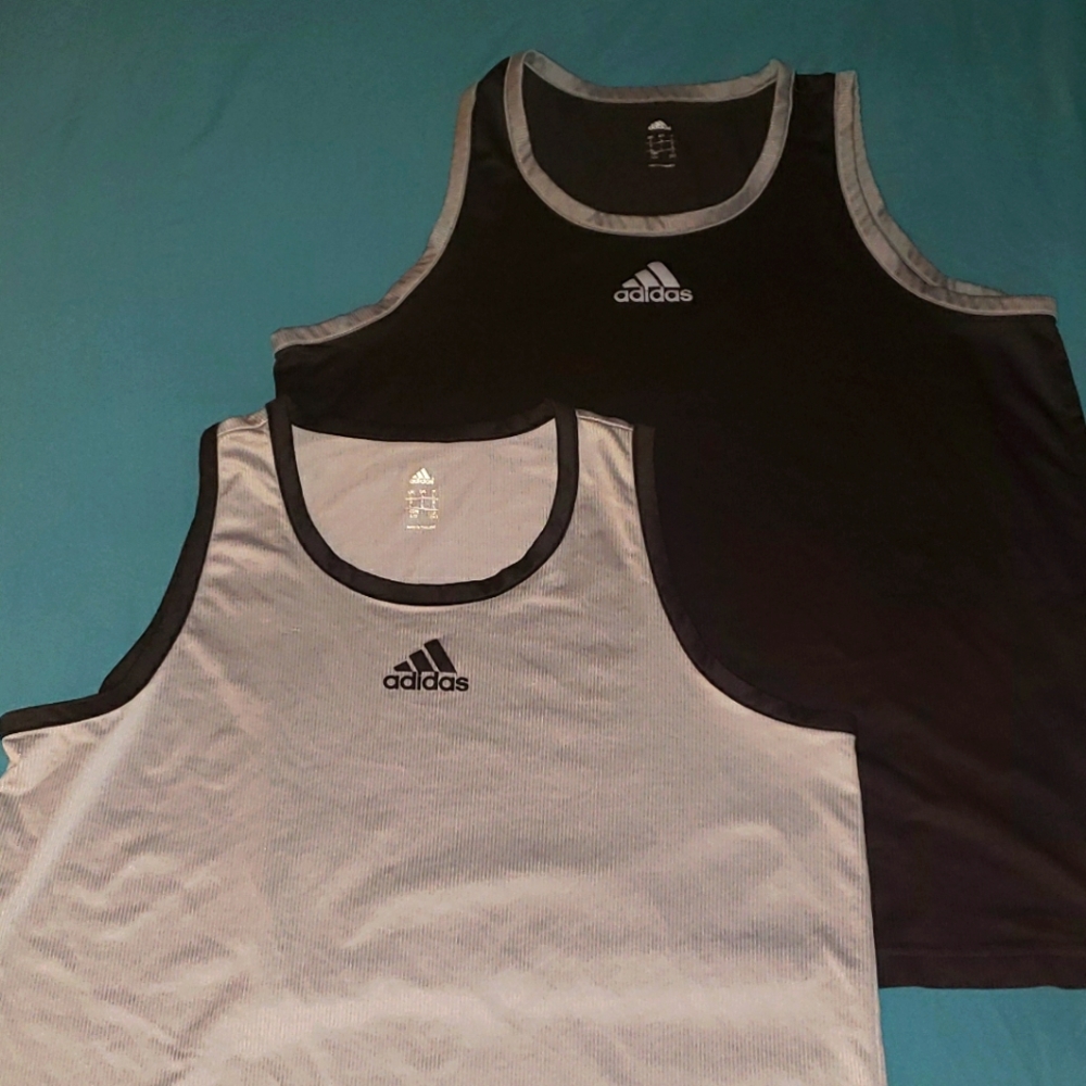 2 Mens Adidas jerseys